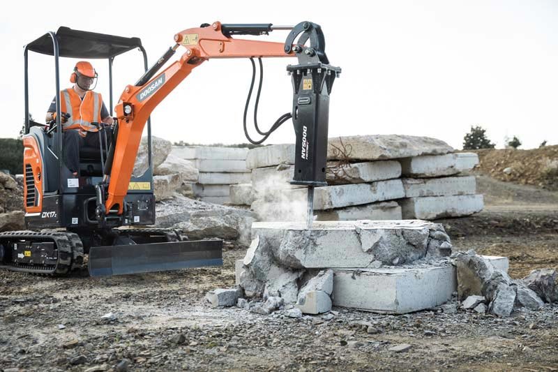 DOOSAN LANZA LA SERIE HB DE NUEVOS MARTILLOS HIDRÁULICOS